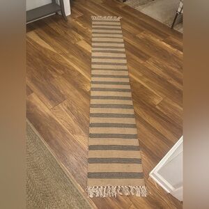 Cotton/Jute fringed runner